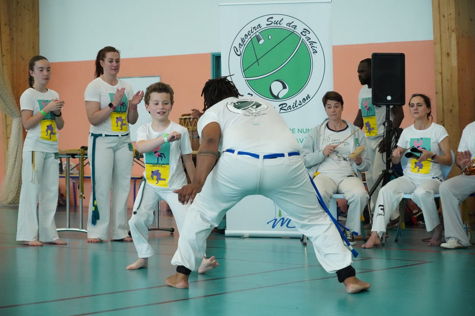 Batizado et échange de cordes