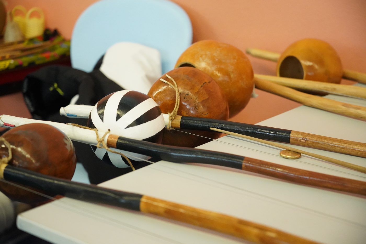Reco-reco et petites percussions de la bateria
